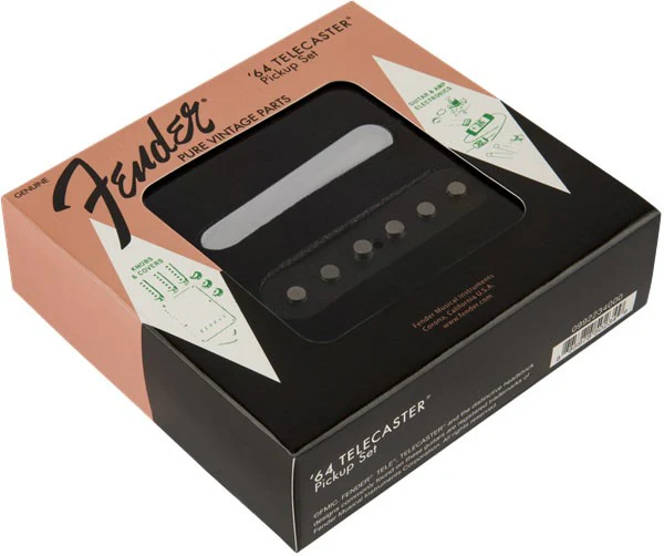 FENDER 0992234000 PURE VINTAGE 64 TELECASTER PICKUPS SET PASTILLAS GUITARRA - Image 5