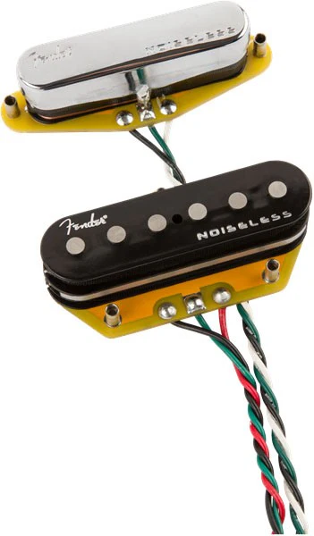 FENDER 0992261000 GEN4 NOISELESS TELECASTER PICKUPS SET PASTILLAS GUITARRA