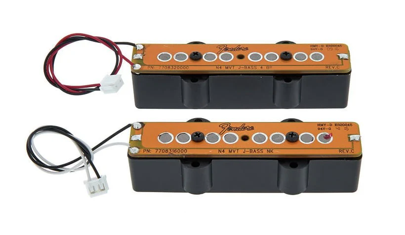FENDER 0992262000 GEN4 NOISELESS JAZZ BASS PICKUPS SET PASTILLAS BAJO - Image 3