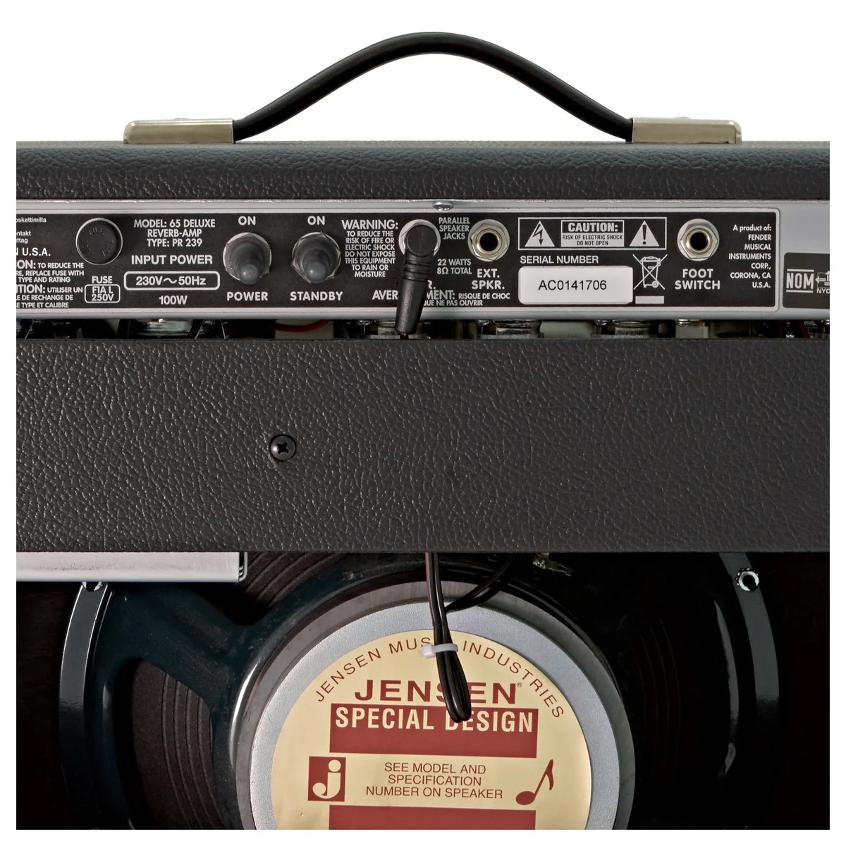 FENDER 65 DELUXE REVERB AMPLIFICADOR GUITARRA - Image 9