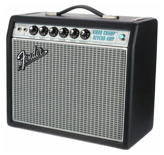 FENDER 68 CUSTOM VIBRO CHAMP AMPLIFICADOR GUITARRA - Image 3