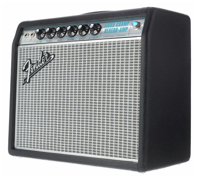 FENDER 68 CUSTOM VIBRO CHAMP AMPLIFICADOR GUITARRA - Image 5