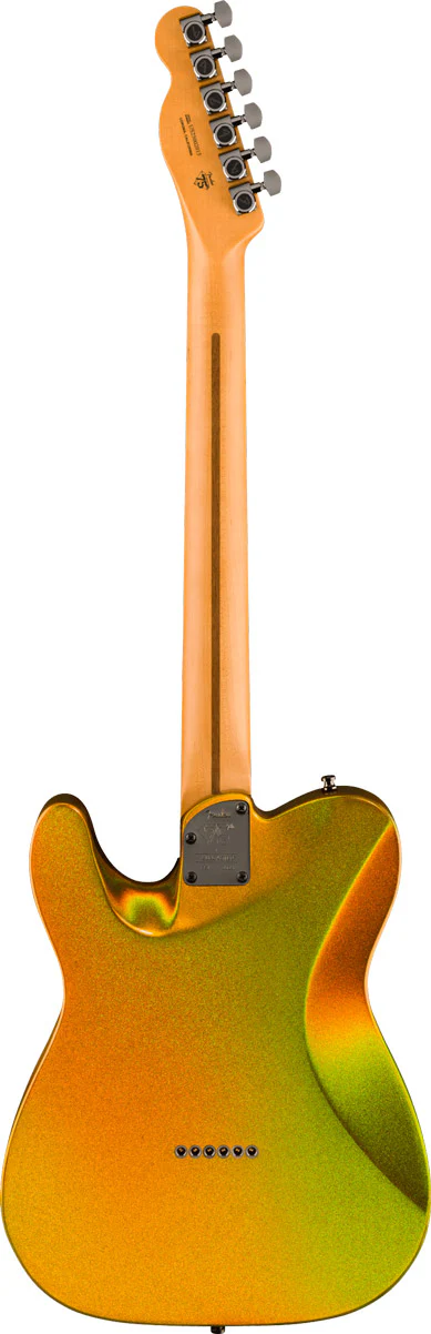 FENDER 75TH ANN AMERICAN ULTRA II TELECASTER EB GUITARRA ELECTRICA LIQUID GOLD - Image 2