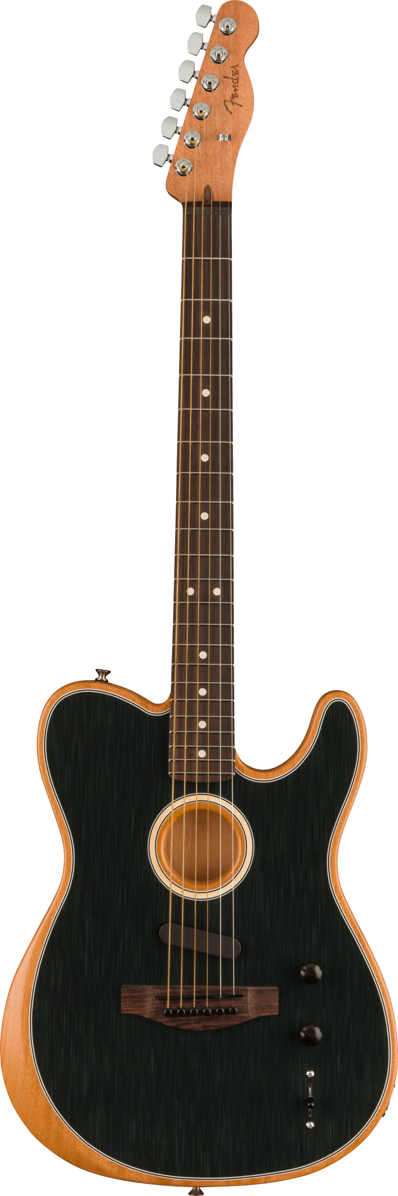 FENDER ACOUSTASONIC PLAYER TELECASTER RW GUITARRA ELECTROACUSTICA BRUSHED BLACK