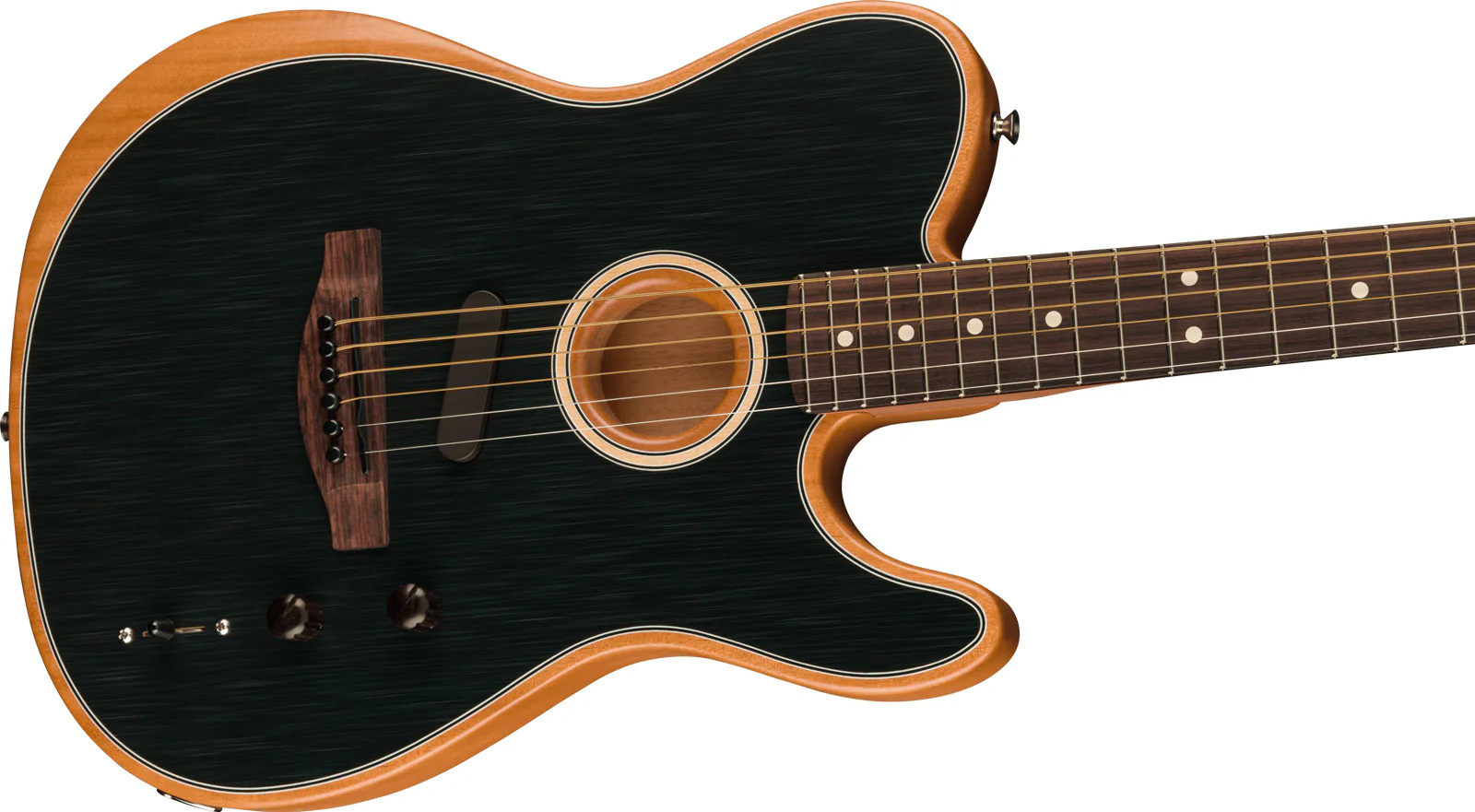 FENDER ACOUSTASONIC PLAYER TELECASTER RW GUITARRA ELECTROACUSTICA BRUSHED BLACK - Image 5