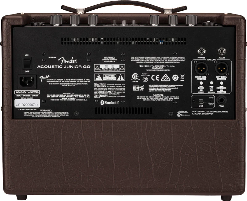 FENDER ACOUSTIC JUNIOR GO AMPLIFICADOR GUITARRA ACUSTICA - Image 4