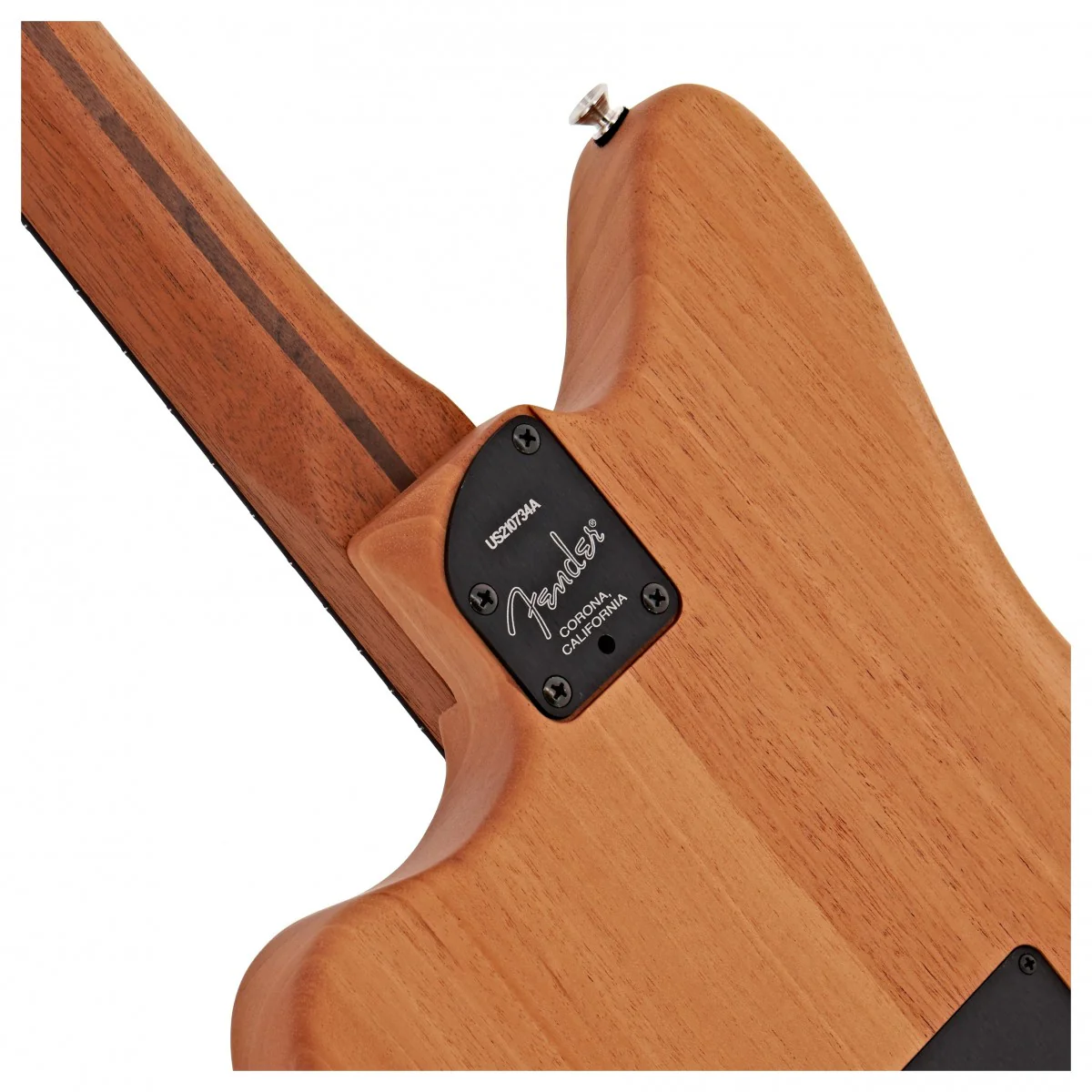 FENDER AMERICAN ACOUSTASONIC JAZZMASTER GUITARRA ELECTROACUSTICA TOBACCO SUNBURST. - Image 12