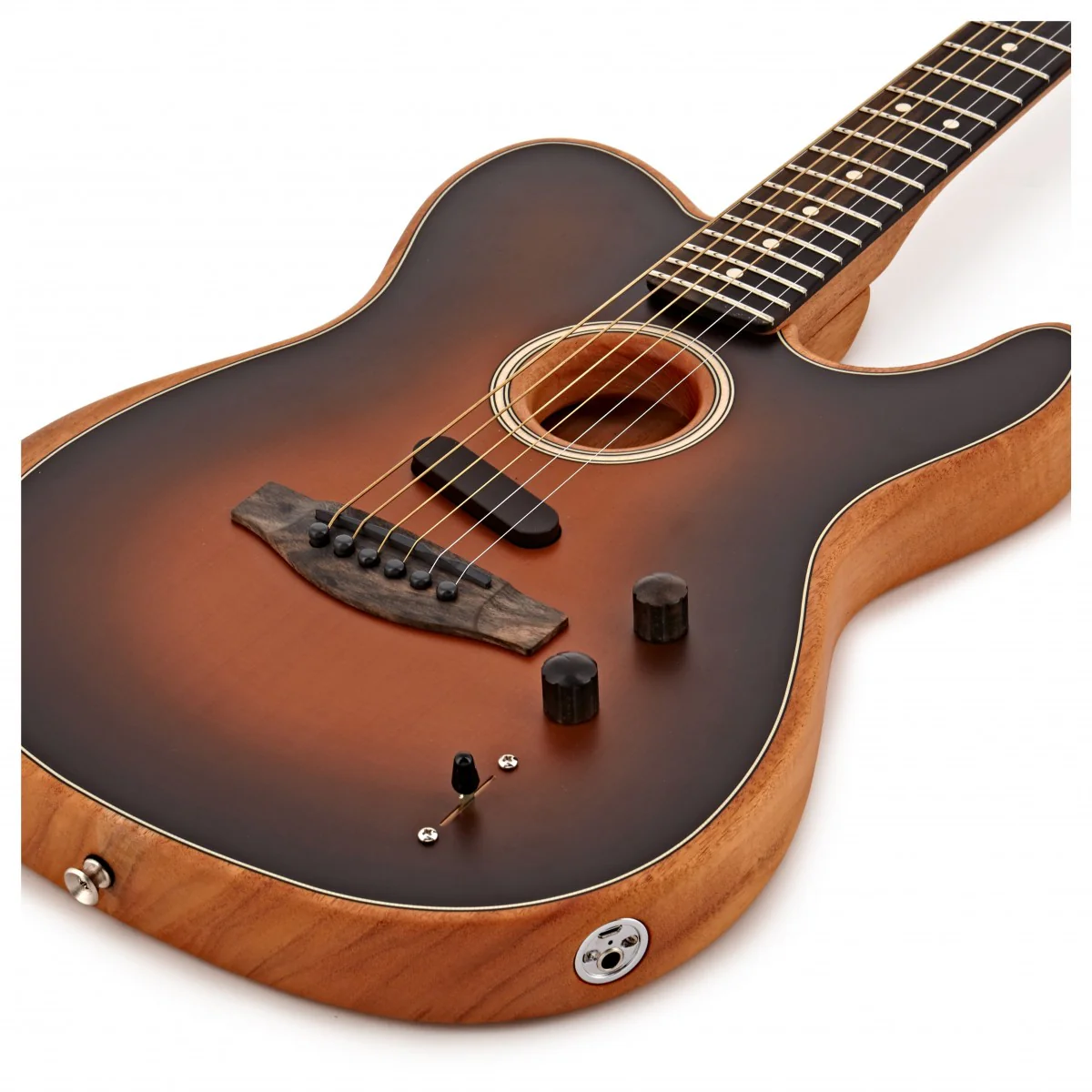 FENDER AMERICAN ACOUSTASONIC TELECASTER GUITARRA ELECTROACUSTICA SUNBURST - Image 10