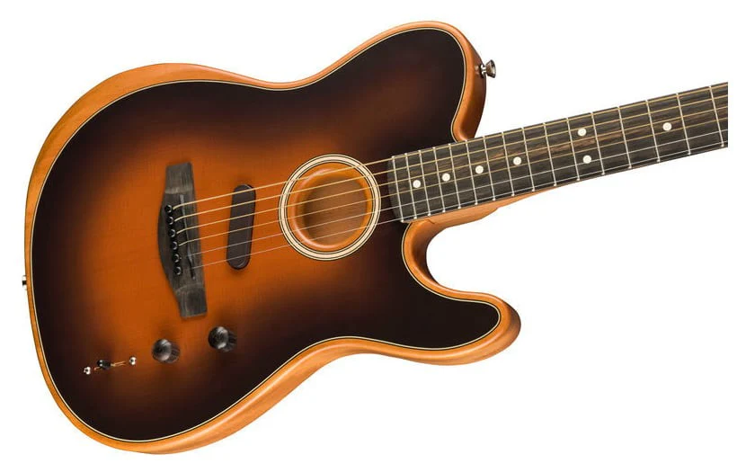 FENDER AMERICAN ACOUSTASONIC TELECASTER GUITARRA ELECTROACUSTICA SUNBURST - Image 3