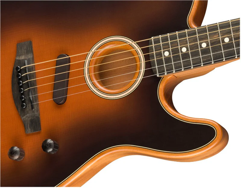 FENDER AMERICAN ACOUSTASONIC TELECASTER GUITARRA ELECTROACUSTICA SUNBURST - Image 4