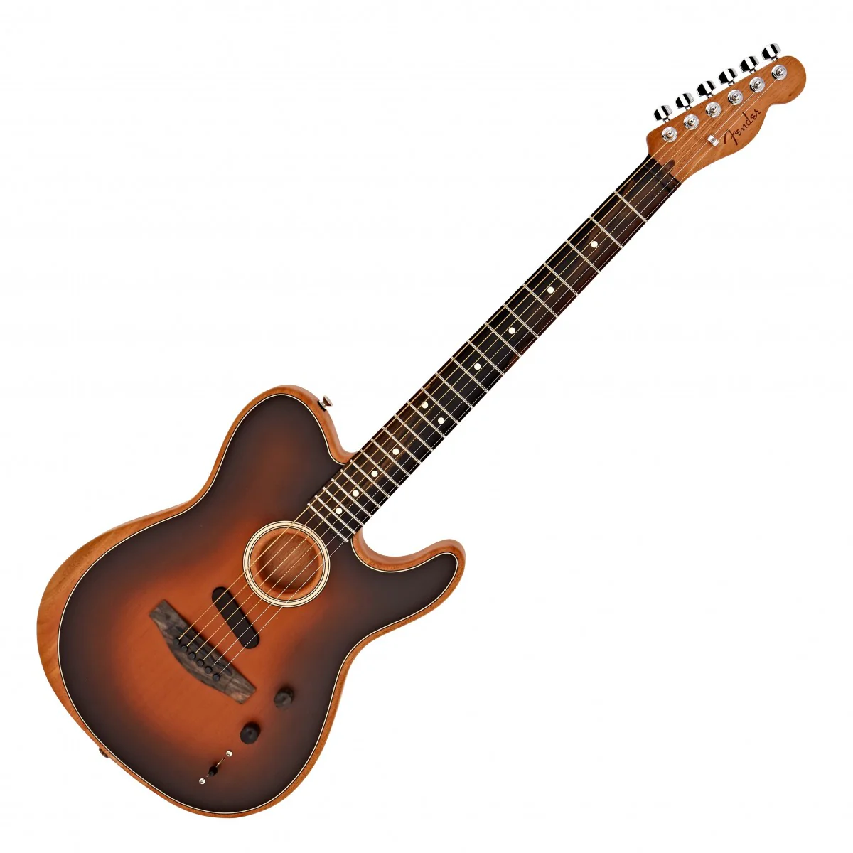 FENDER AMERICAN ACOUSTASONIC TELECASTER GUITARRA ELECTROACUSTICA SUNBURST - Image 7