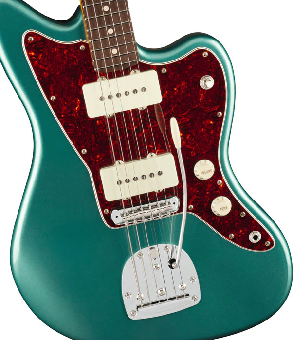 FENDER AMERICAN PROFESSIONAL CLASSIC JAZZMASTER RW GUITARRA ELECTRICA SHERWOOD GREEN METALLIC - Image 3