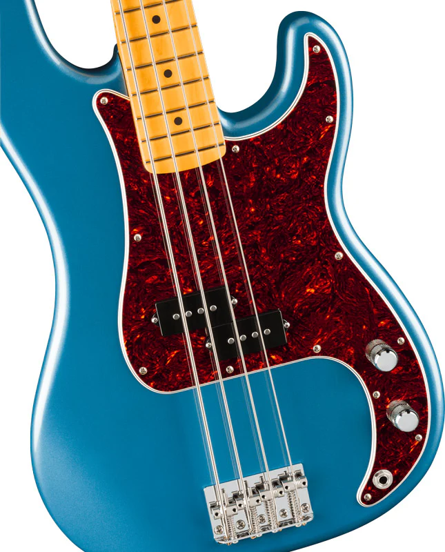 FENDER AMERICAN PROFESSIONAL CLASSIC PRECISION BASS MN BAJO ELECTRICO FADED LAKE PLACID BLUE - Image 4