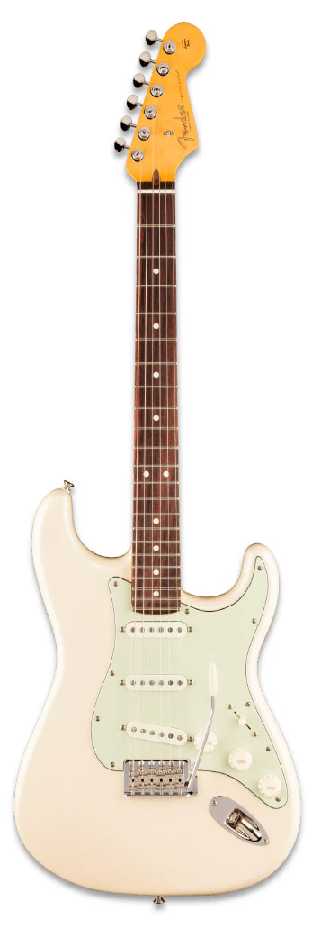 FENDER AMERICAN PROFESSIONAL CLASSIC STRATOCASTER RW GUITARRA ELECTRICA OLYMPIC WHITE.