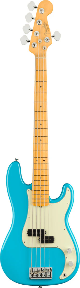 FENDER AMERICAN PROFESSIONAL II PRECISION BASS V MN BAJO ELECTRICO 5 CUERDAS MIAMI BLUE