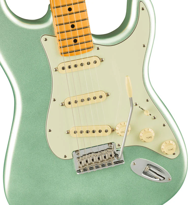 FENDER AMERICAN PROFESSIONAL II STRATOCASTER MN GUITARRA ELECTRICA MYSTIC SURF GREEN - Image 4