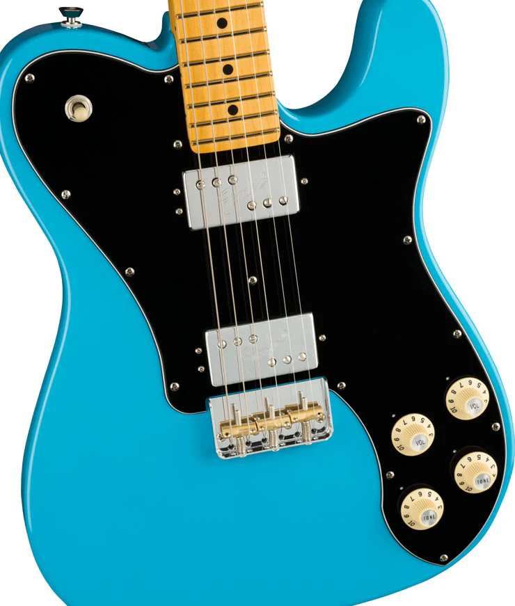 FENDER AMERICAN PROFESSIONAL II TELECASTER DLX MN GUITARRA ELECTRICA MIAMI BLUE. - Image 4