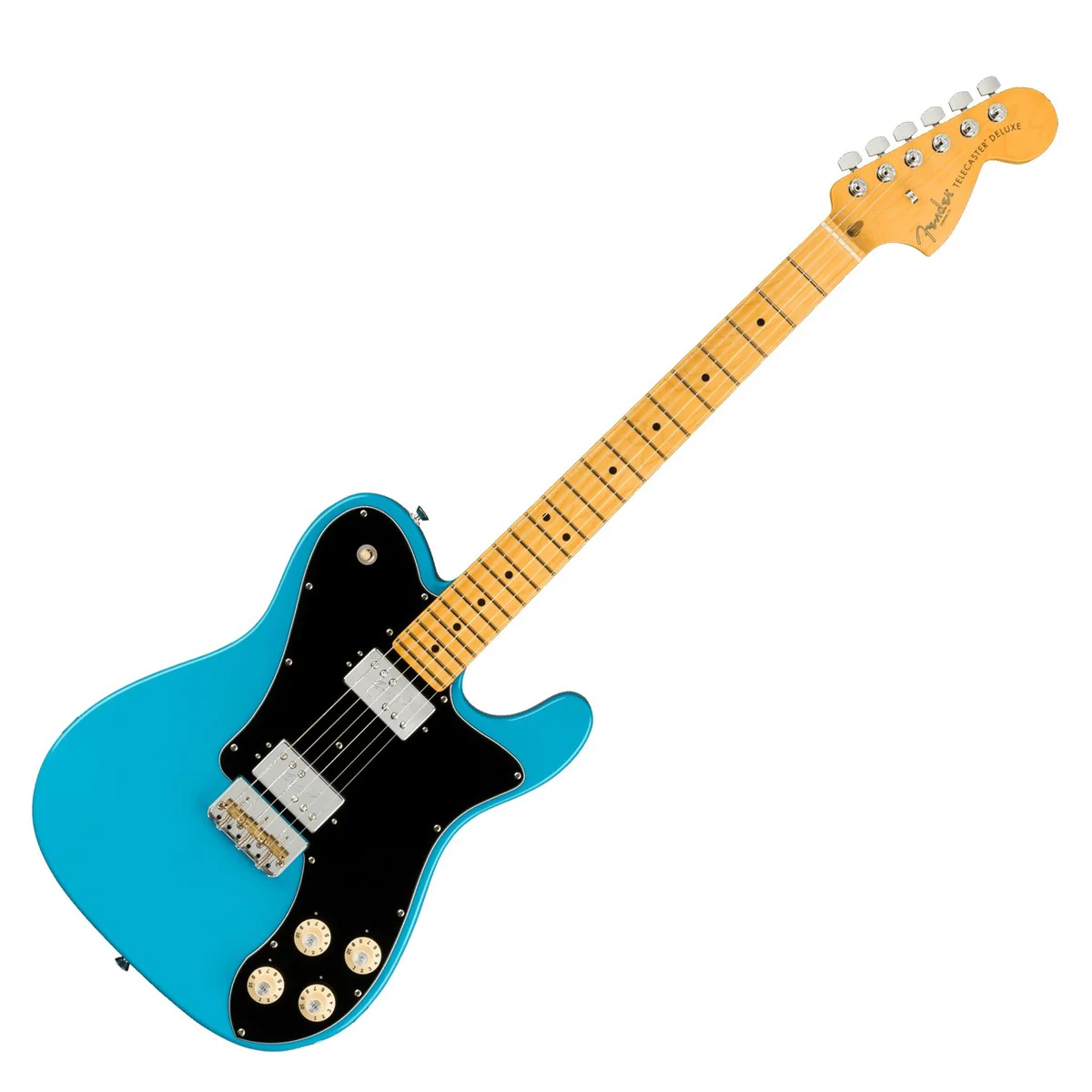 FENDER AMERICAN PROFESSIONAL II TELECASTER DLX MN GUITARRA ELECTRICA MIAMI BLUE. - Image 7
