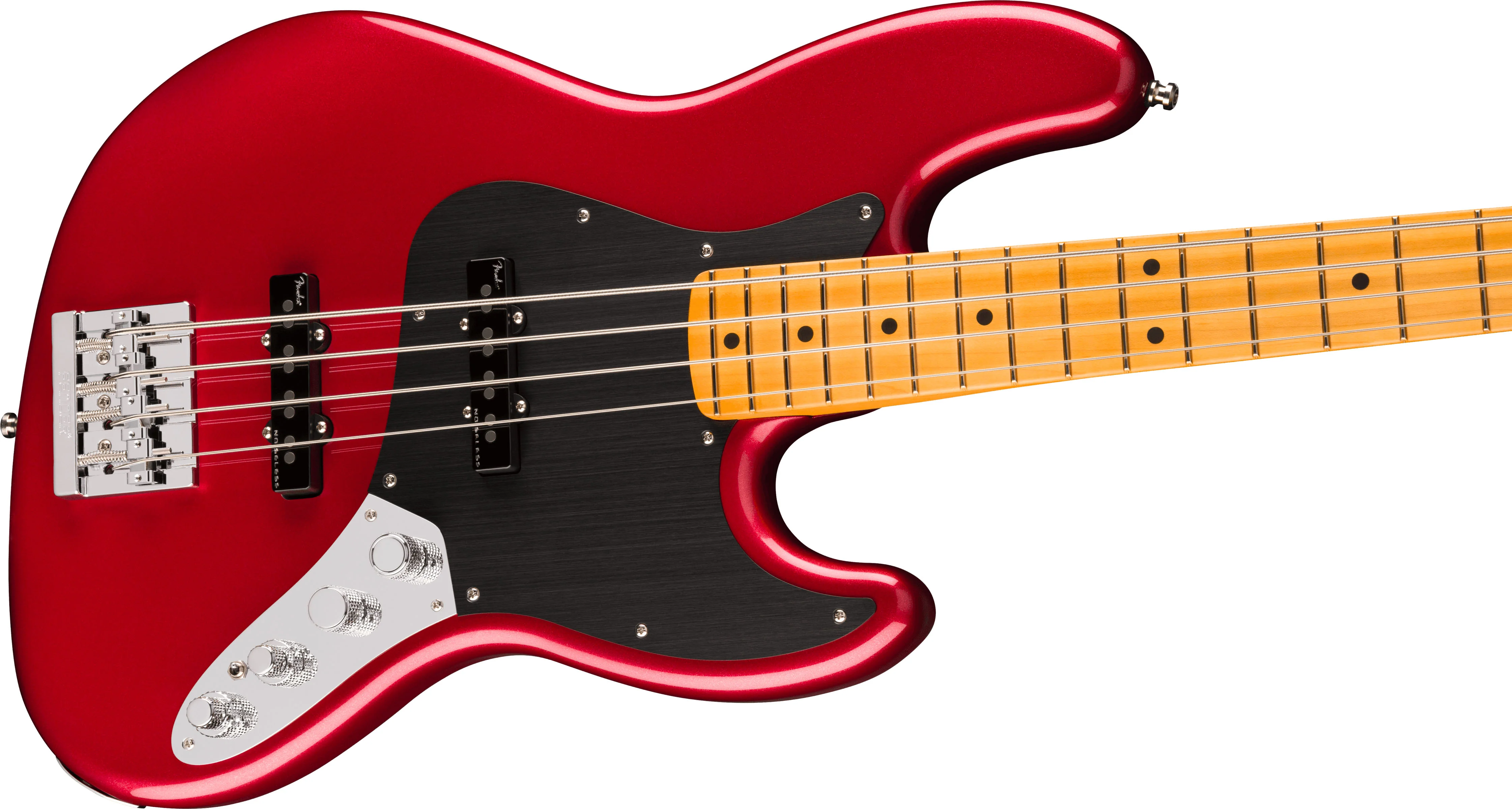 FENDER AMERICAN ULTRA II JAZZ BASS MN BAJO ELECTRICO SINISTER RED - Image 3