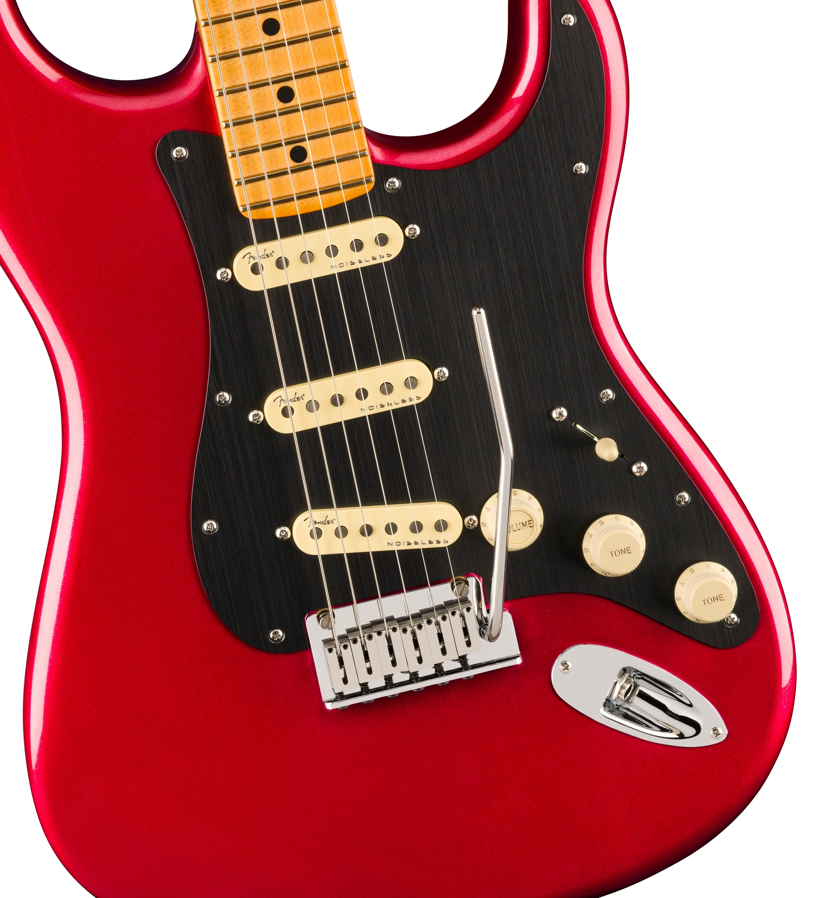 FENDER AMERICAN ULTRA II STRATOCASTER MN GUITARRA ELECTRICA SINISTER RED - Image 4