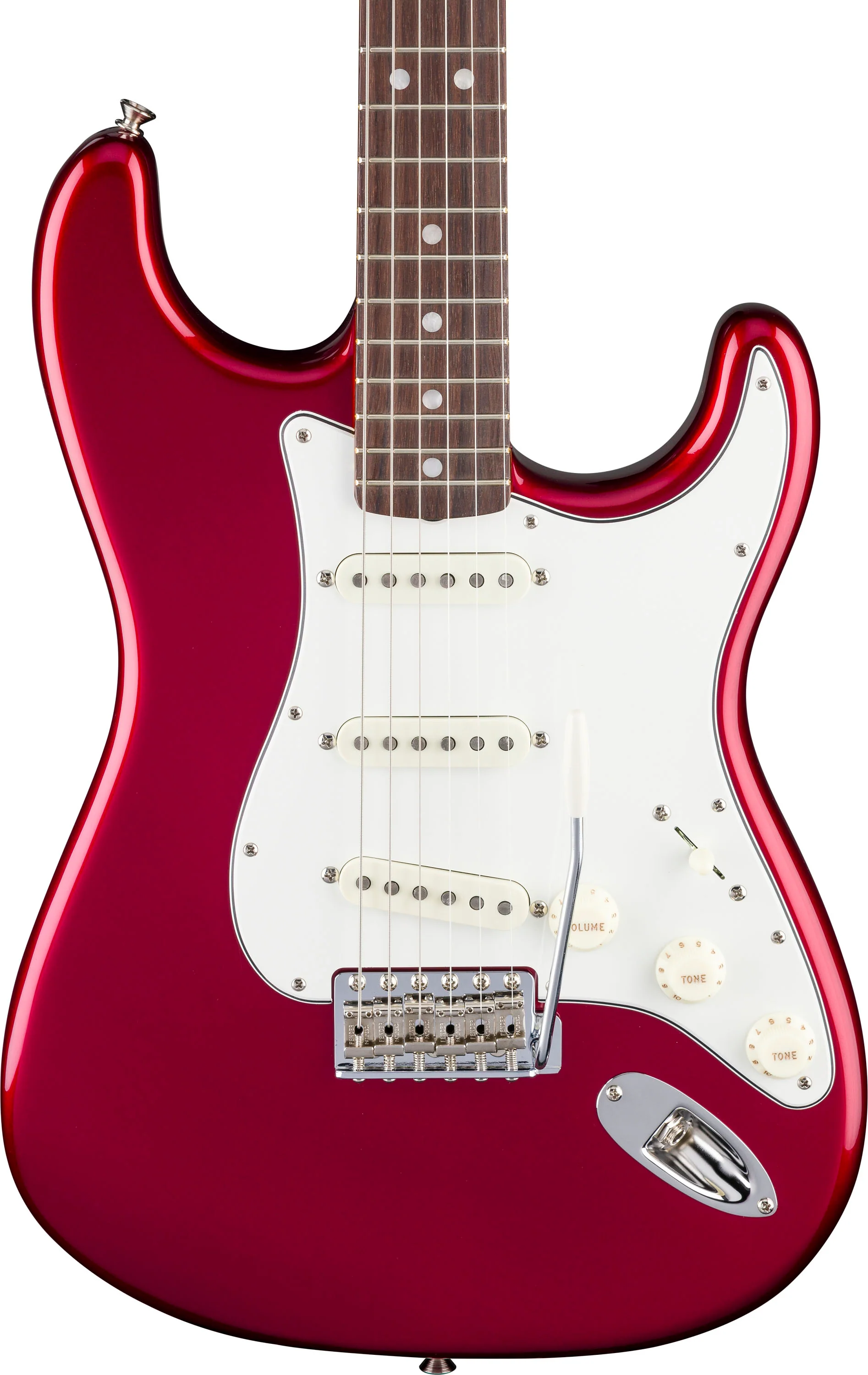 FENDER AMERICAN VINTAGE II 1965 STRATOCASTER RW GUITARRA ELECTRICA CANDY APPLE RED - Image 3
