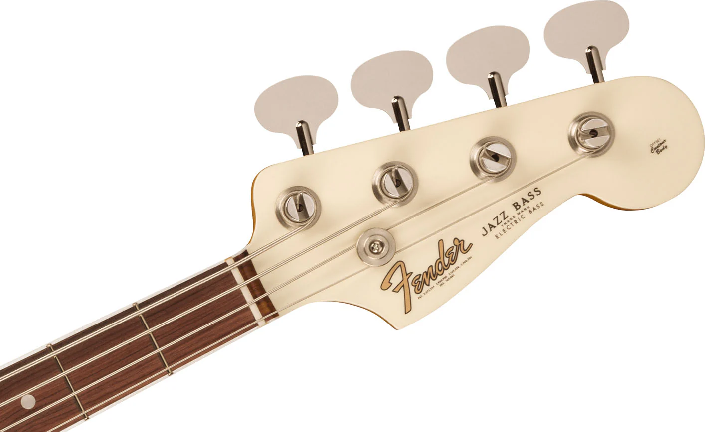 FENDER AMERICAN VINTAGE II 1966 JAZZ BASS RW BAJO ELECTRICO OLYMPIC WHITE - Image 5
