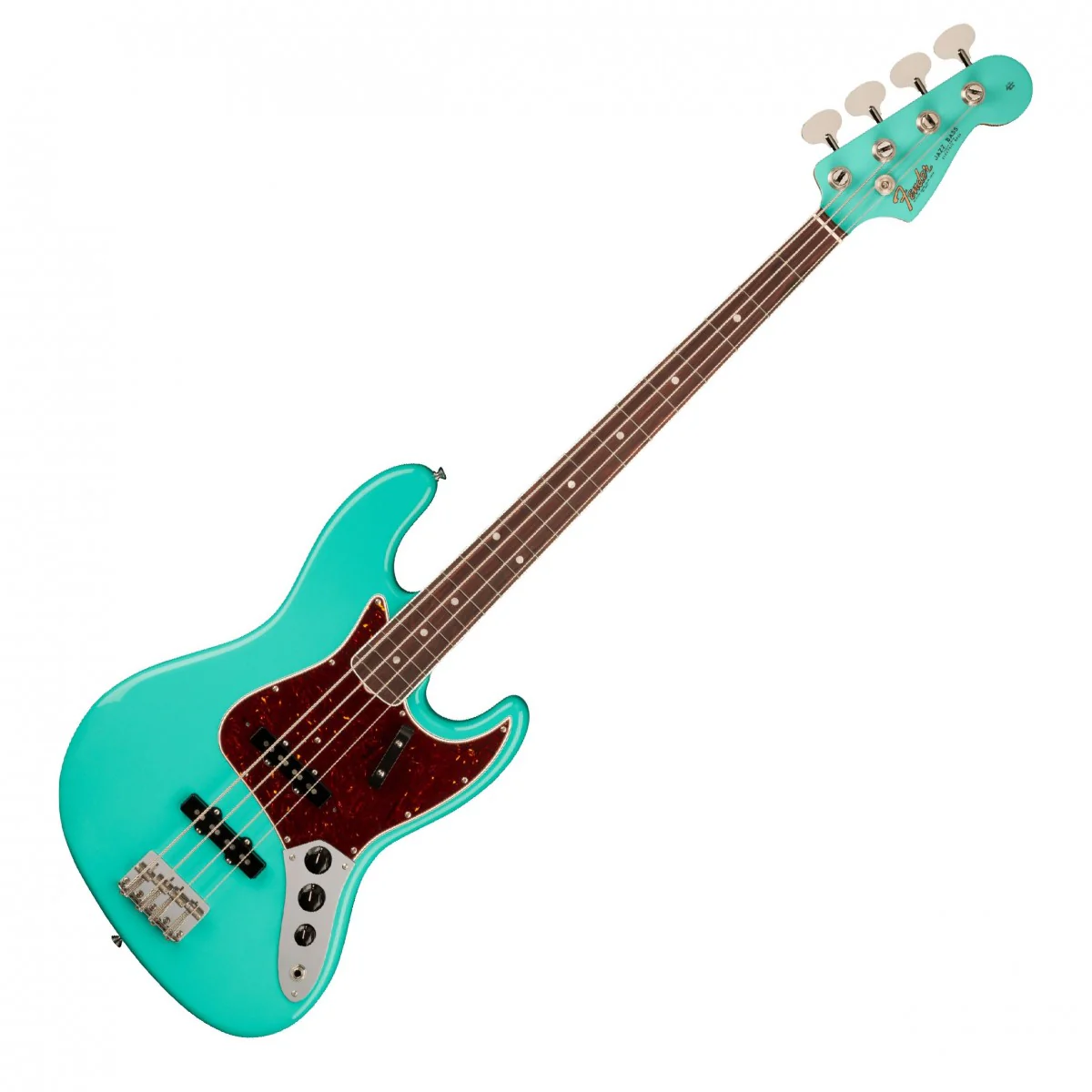 FENDER AMERICAN VINTAGE II 1966 JAZZ BASS RW BAJO ELECTRICO SEA FOAM GREEN - Image 7