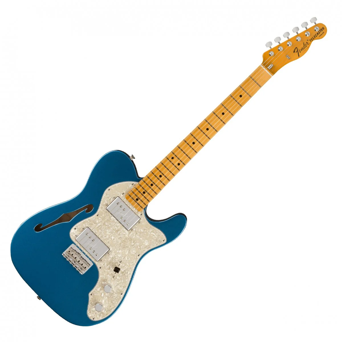 FENDER AMERICAN VINTAGE II 1972 TELECASTER THINLINE MN GUITARRA ELECTRICA LAKE PLACID BLUE - Image 7