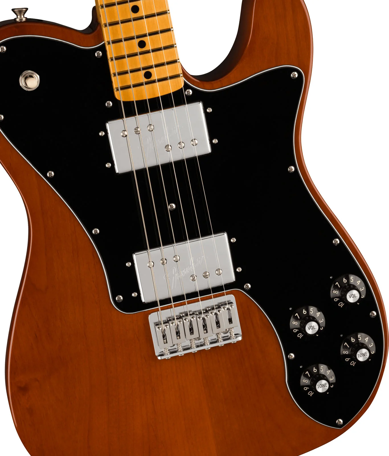 FENDER AMERICAN VINTAGE II 1975 TELECASTER DELUXE MN GUITARRA ELECTRICA MOCHA - Image 3