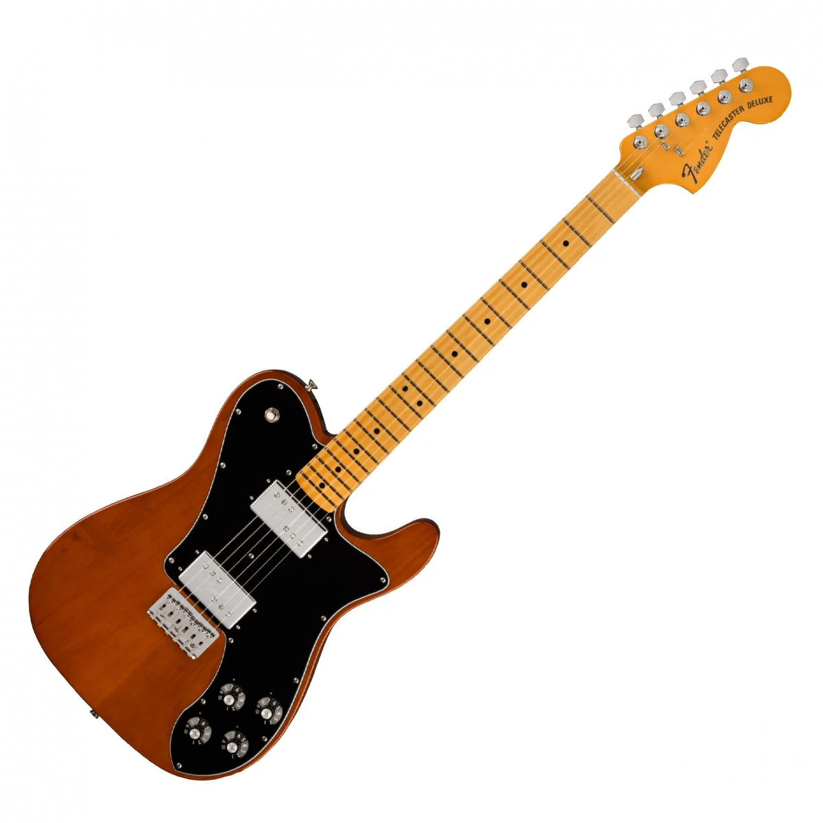 FENDER AMERICAN VINTAGE II 1975 TELECASTER DELUXE MN GUITARRA ELECTRICA MOCHA - Image 6