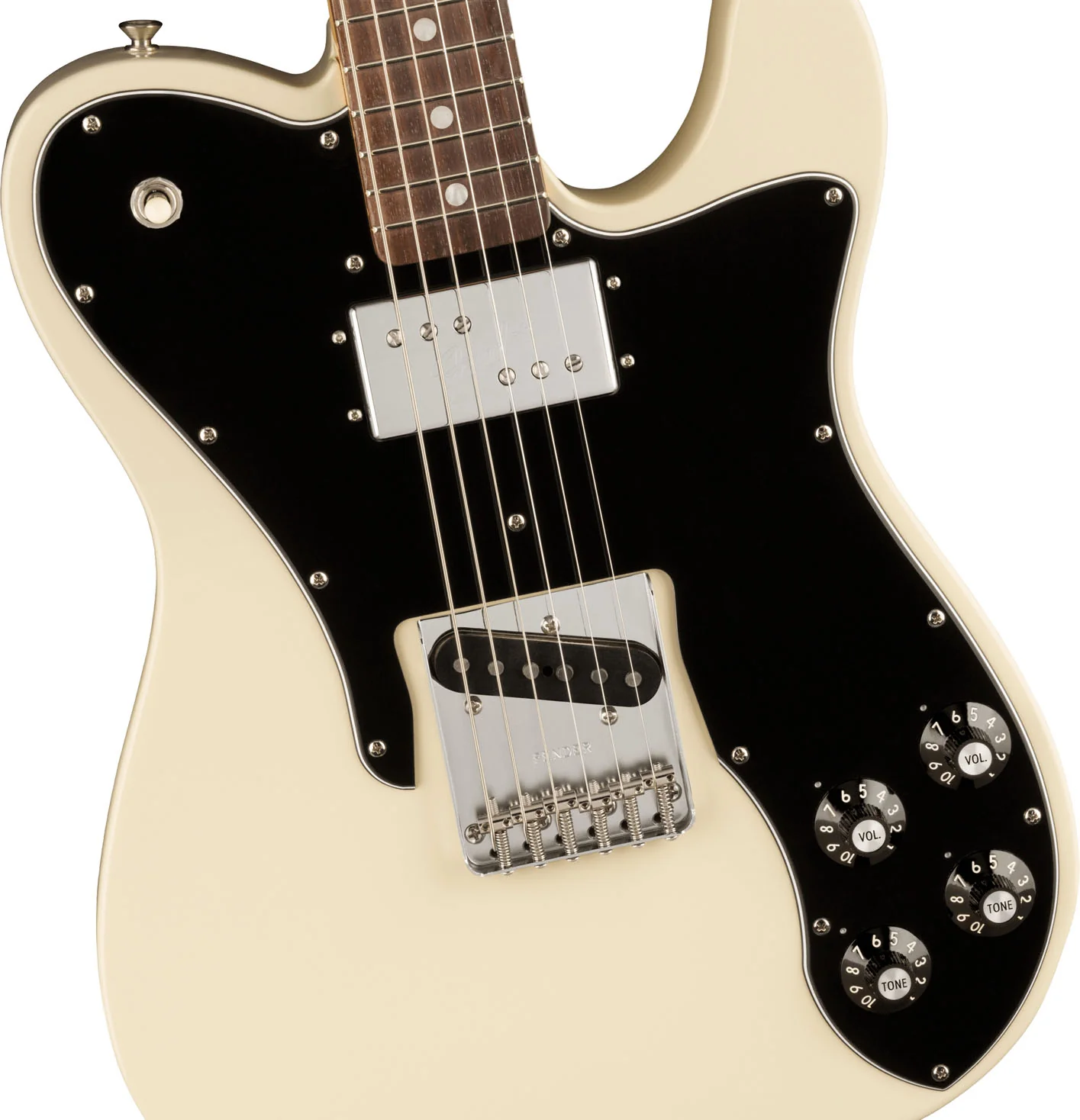 FENDER AMERICAN VINTAGE II 1977 TELECASTER CUSTOM RW GUITARRA ELECTRICA OLYMPIC WHITE - Image 3