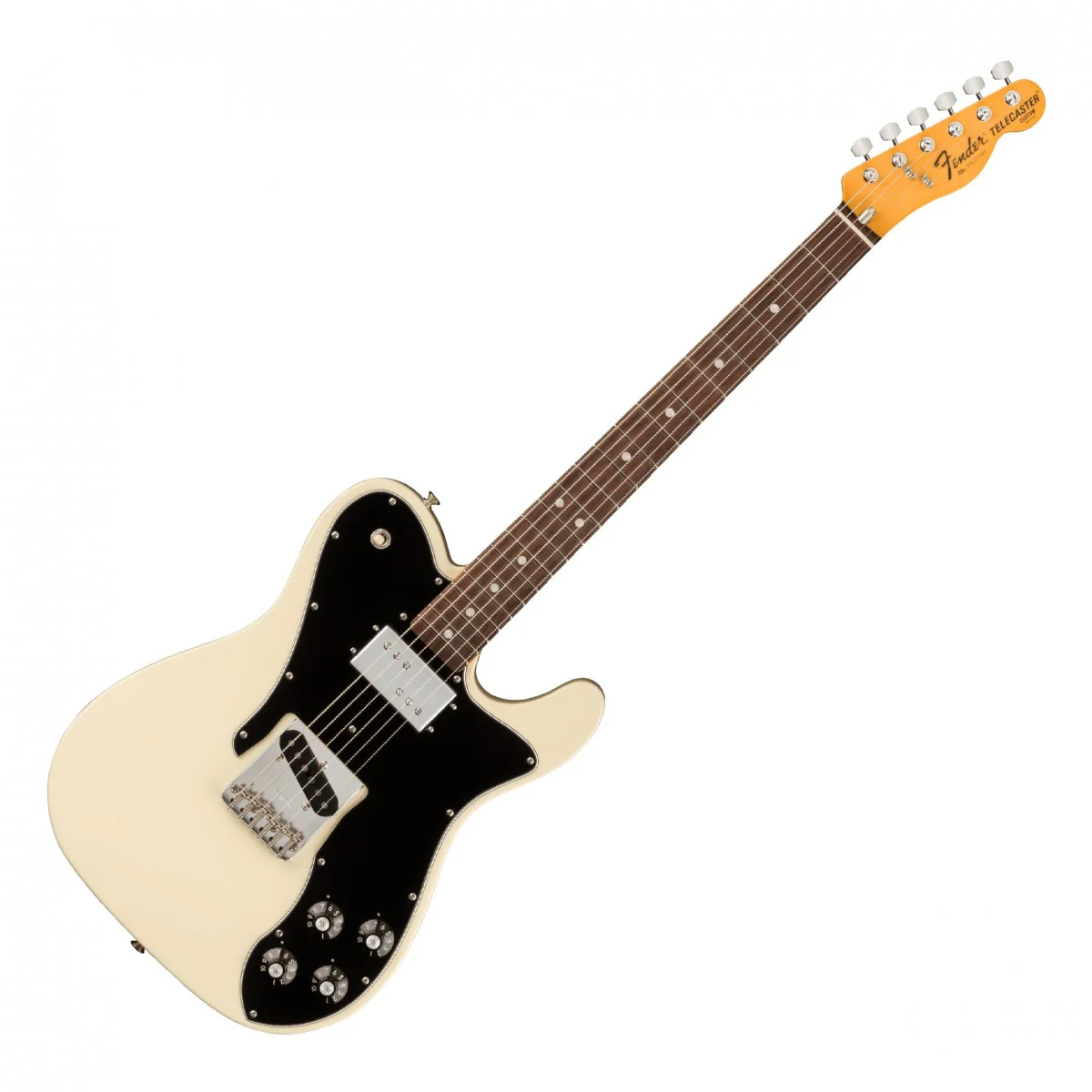 FENDER AMERICAN VINTAGE II 1977 TELECASTER CUSTOM RW GUITARRA ELECTRICA OLYMPIC WHITE - Image 6