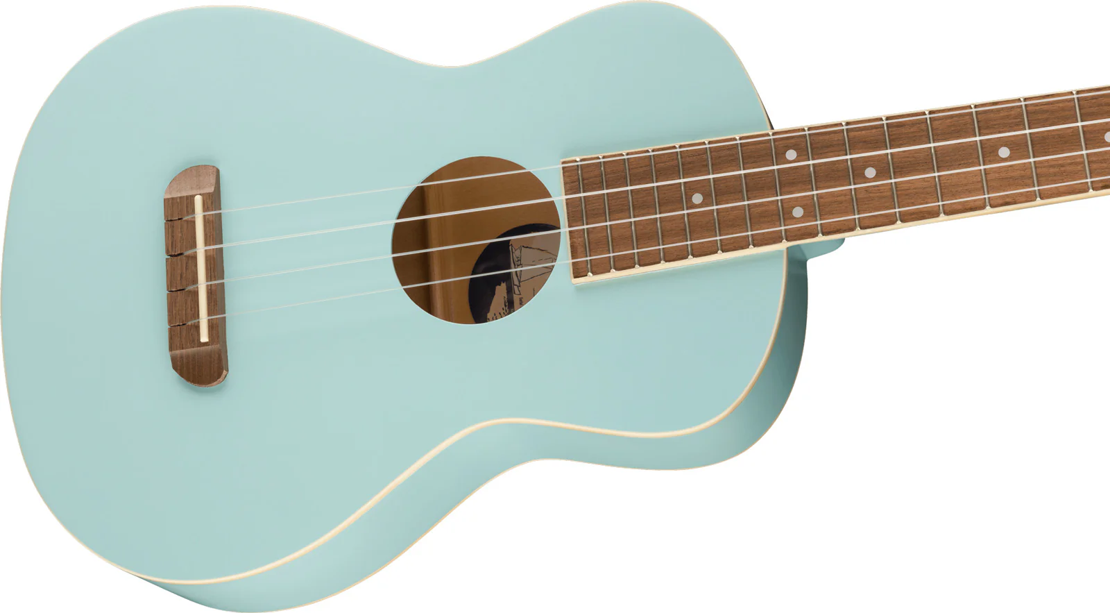 FENDER AVALON UKELELE TENOR DAPHNE BLUE. - Image 4