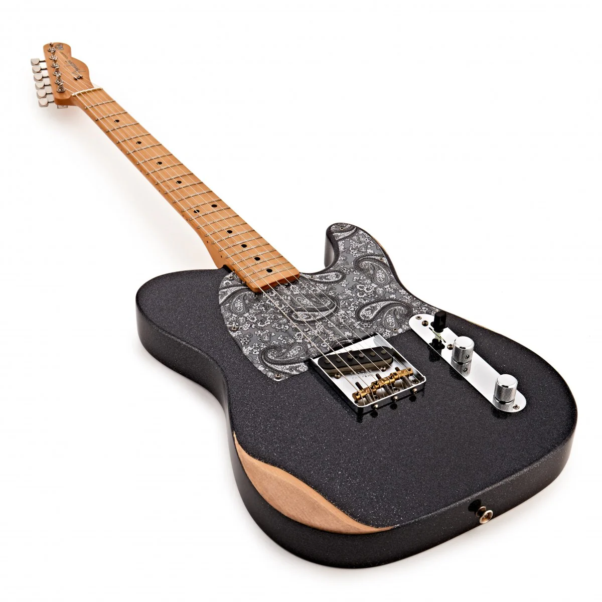 FENDER BRAD PAISLEY ESQUIRE MN GUITARRA ELECTRICA BLACK SPARKLE - Image 9