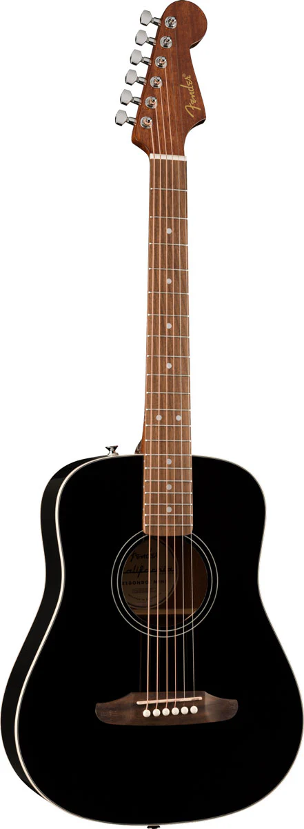 FENDER CALIFORNIA STANDARD REDONDO MINI WN GUITARRA ACUSTICA NEGRA - Image 2