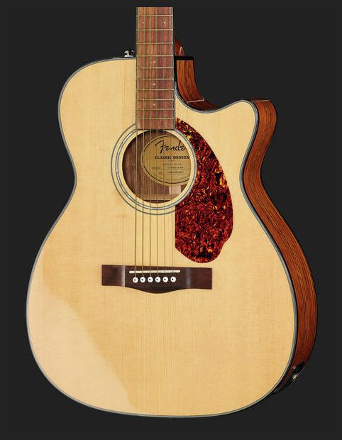 FENDER CC140SCE CONCERT GUITARRA ELECTROACUSTICA NATURAL CON ESTUCHE - Image 10