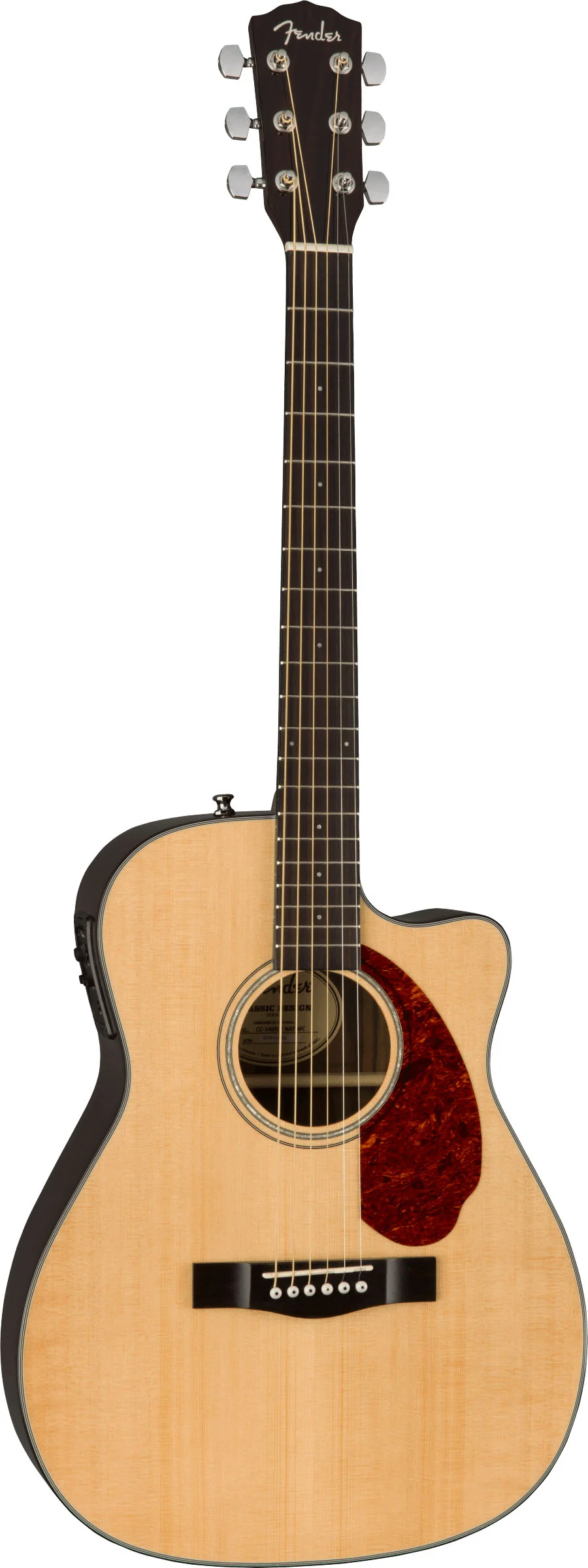 FENDER CC140SCE CONCERT GUITARRA ELECTROACUSTICA NATURAL CON ESTUCHE - Image 2