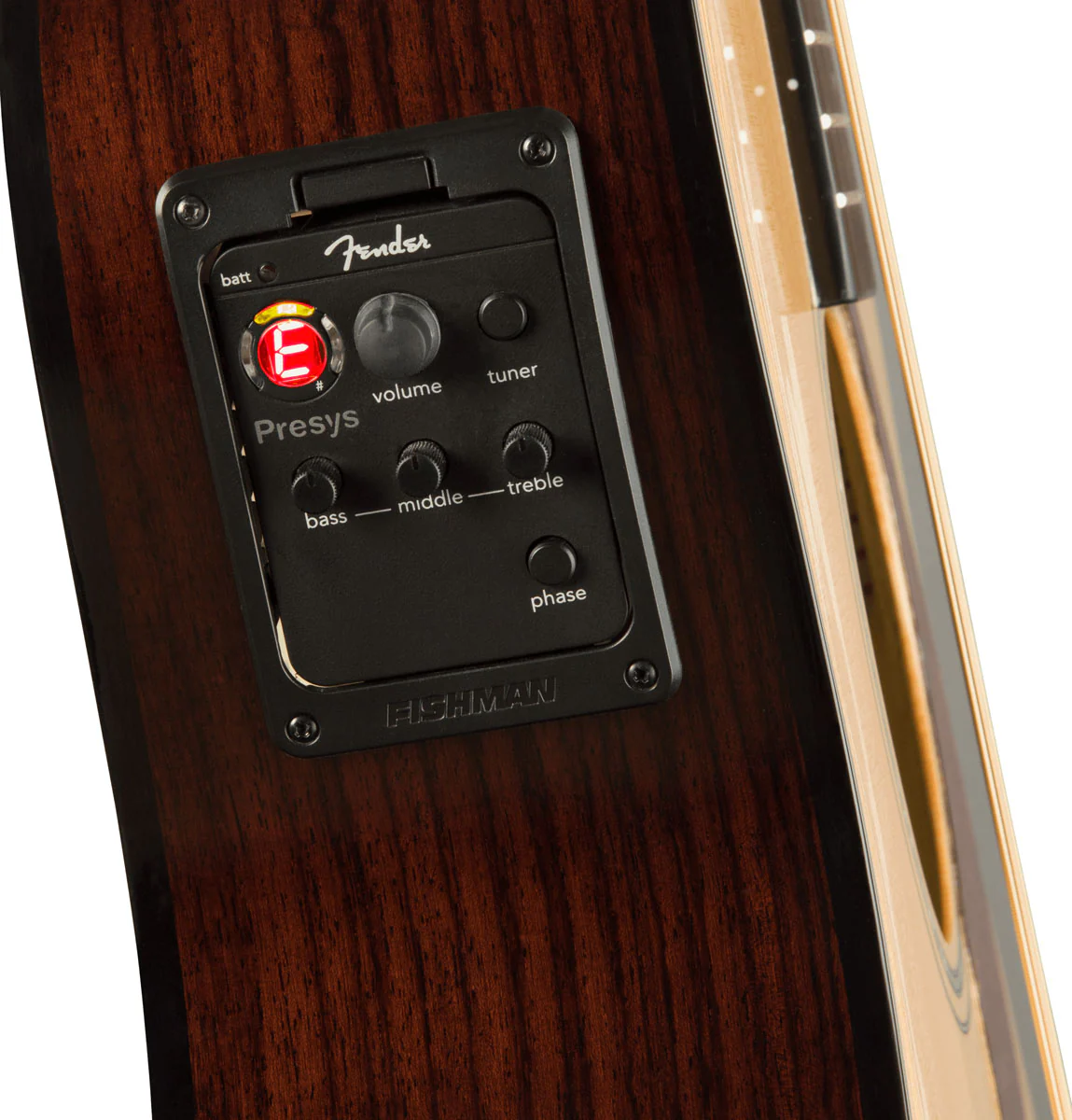 FENDER CC140SCE CONCERT GUITARRA ELECTROACUSTICA NATURAL CON ESTUCHE - Image 6