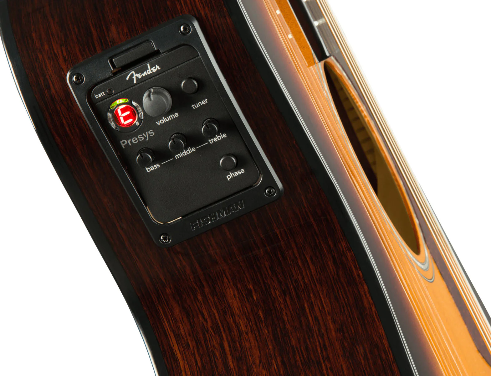 FENDER CC140SCE CONCERT GUITARRA ELECTROACUSTICA SUNBURST CON ESTUCHE - Image 6