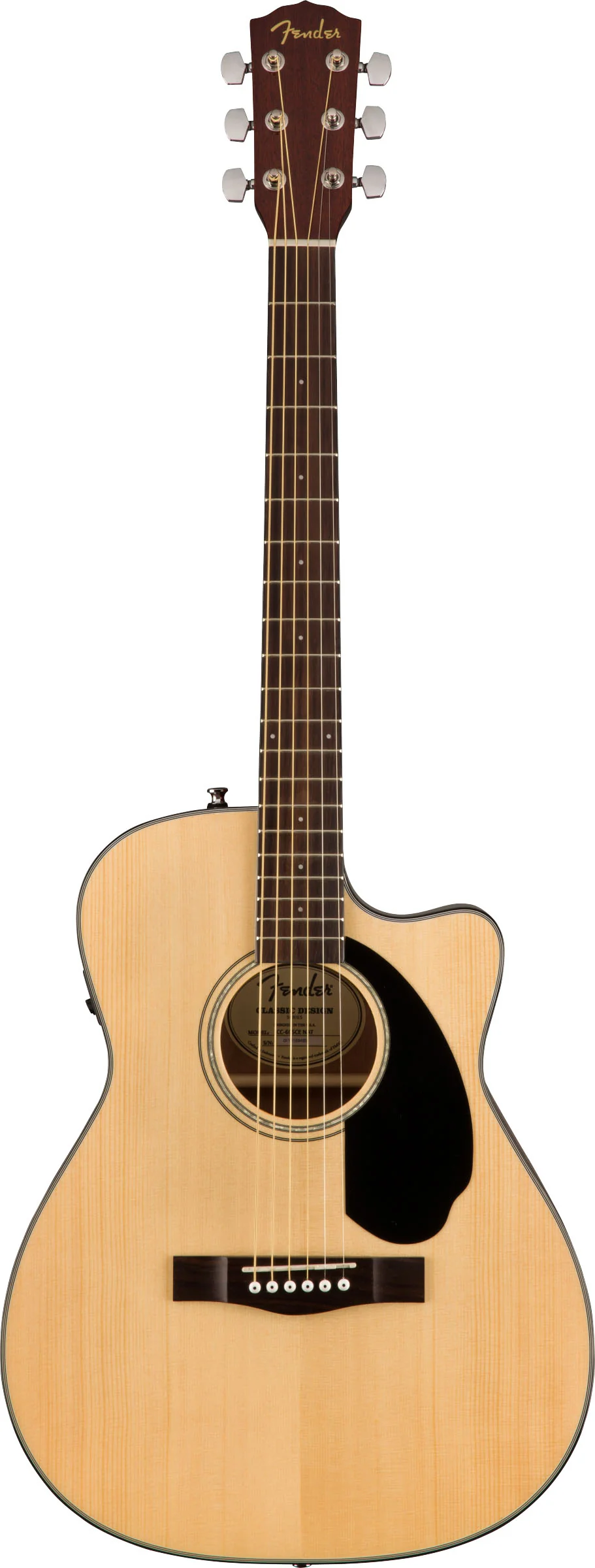FENDER CC60SCE WN GUITARRA ELECTROACUSTICA CONCIERTO NATURAL