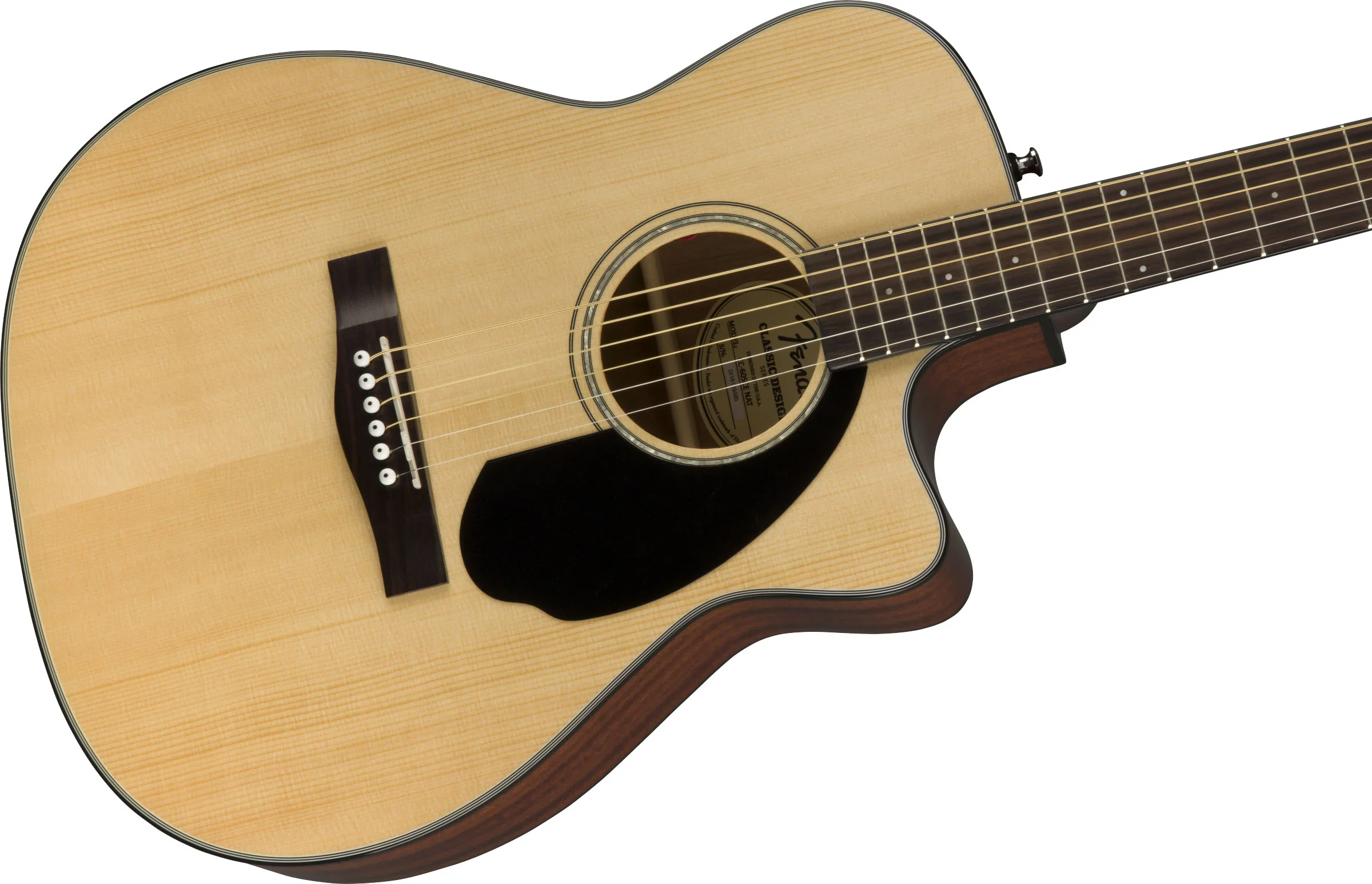 FENDER CC60SCE WN GUITARRA ELECTROACUSTICA CONCIERTO NATURAL - Image 4