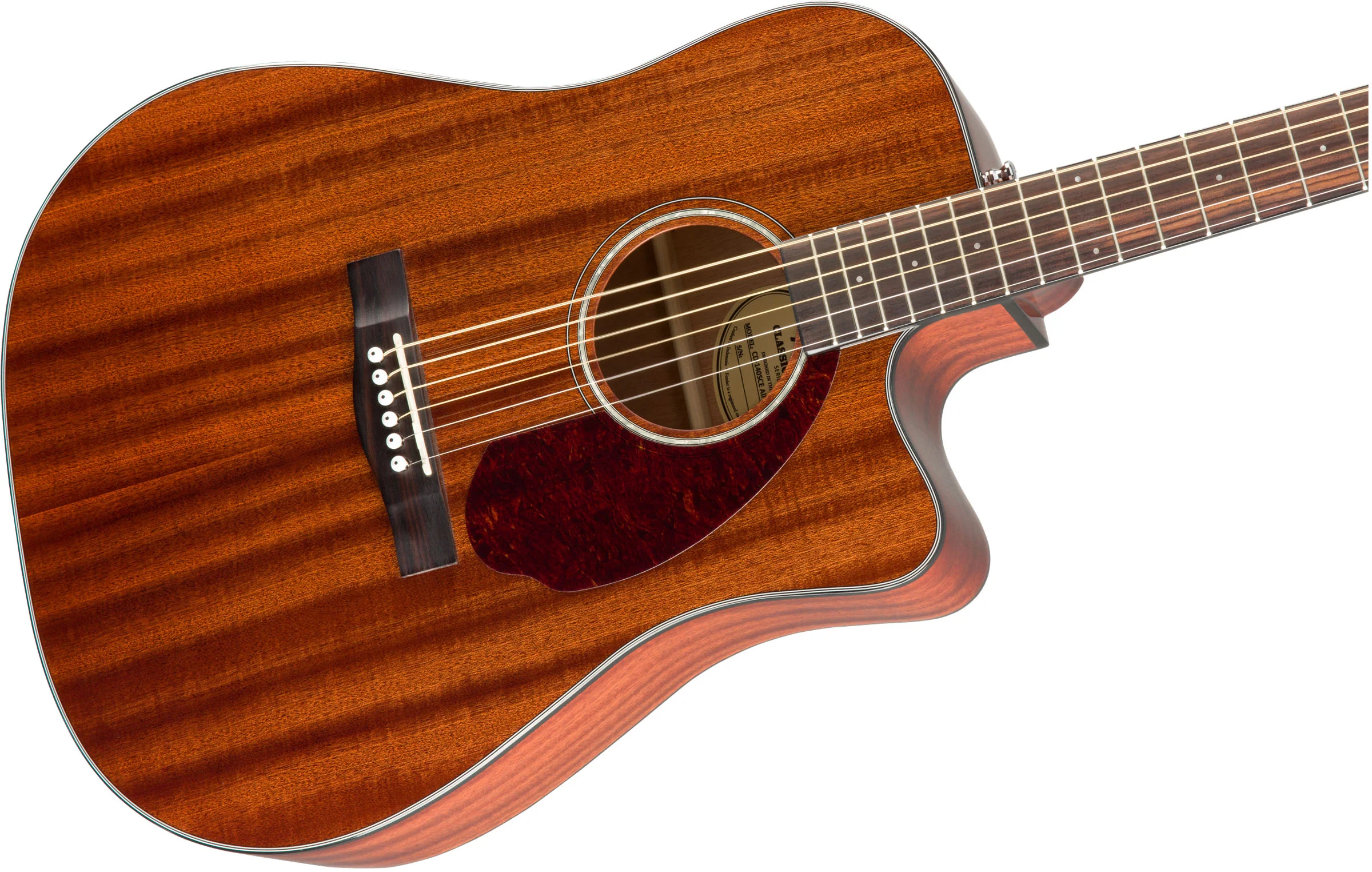 FENDER CD140SCE ALL MAHOGANY WN GUITARRA ELECTROACUSTICA DREADNOUGHT - Image 4
