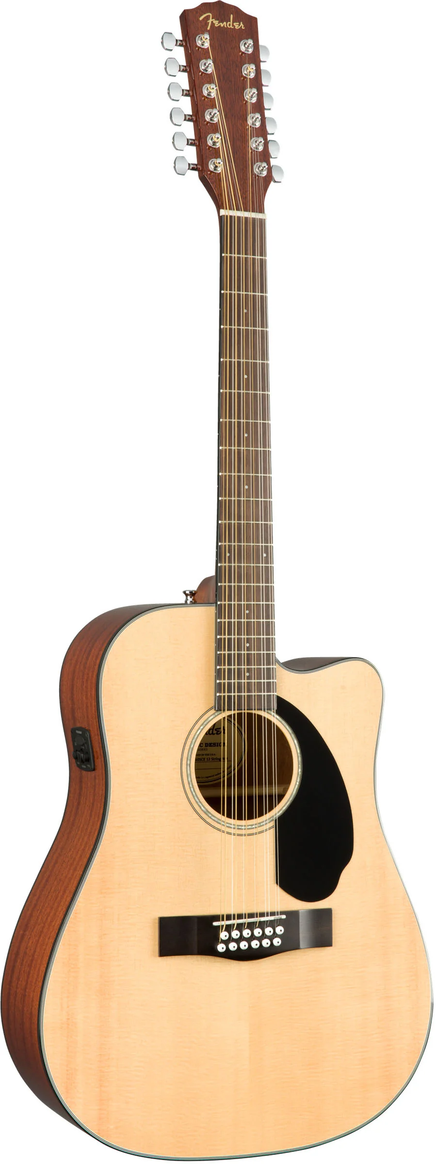 FENDER CD60SCE 12 STRINGS WN GUITARRA ELECTROACUSTICA 12 CUERDAS DREADNOUGHT NATURAL - Image 2