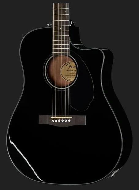 FENDER CD60SCE BLK WN GUITARRA ELECTROACUSTICA DREADNOUGHT NEGRA - Image 14