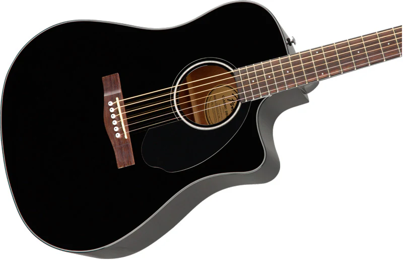 FENDER CD60SCE BLK WN GUITARRA ELECTROACUSTICA DREADNOUGHT NEGRA - Image 3