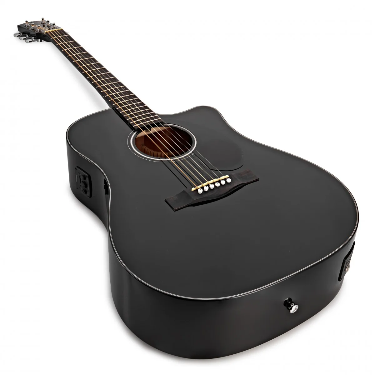 FENDER CD60SCE BLK WN GUITARRA ELECTROACUSTICA DREADNOUGHT NEGRA - Image 9