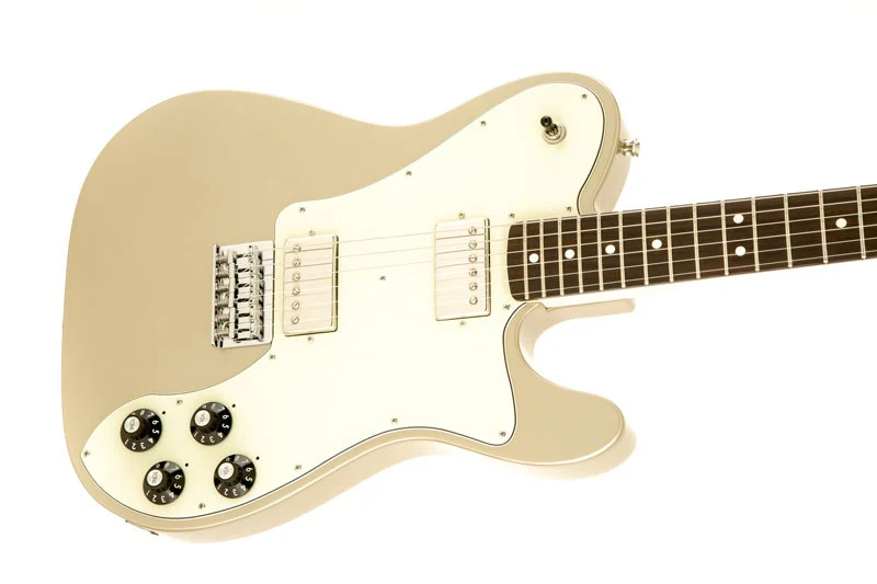 FENDER CHRIS SHIFLETT TELECASTER DELUXE RW GUITARRA ELECTRICA SHORELINE GOLD - Image 3