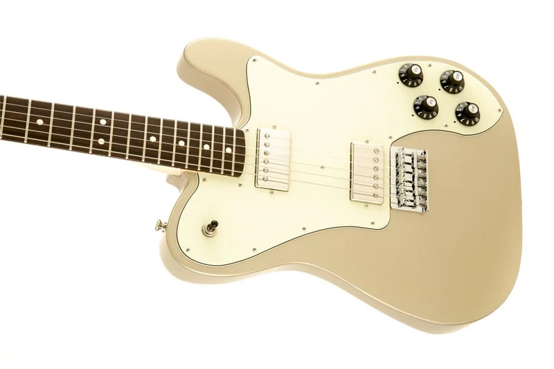 FENDER CHRIS SHIFLETT TELECASTER DELUXE RW GUITARRA ELECTRICA SHORELINE GOLD - Image 5