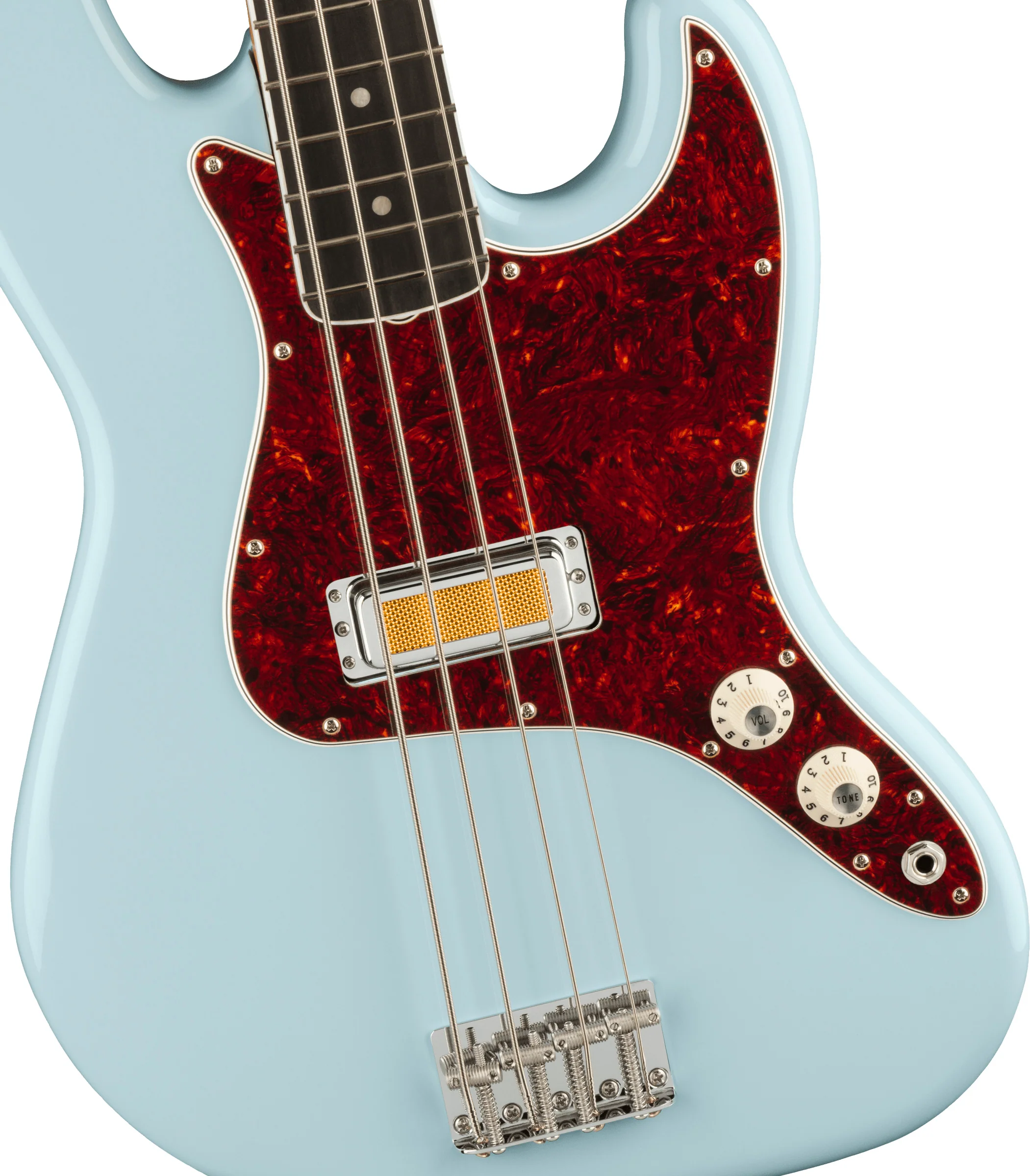 FENDER GOLD FOIL JAZZ BASS EB BAJO ELECTRICO SONIC BLUE - Image 4