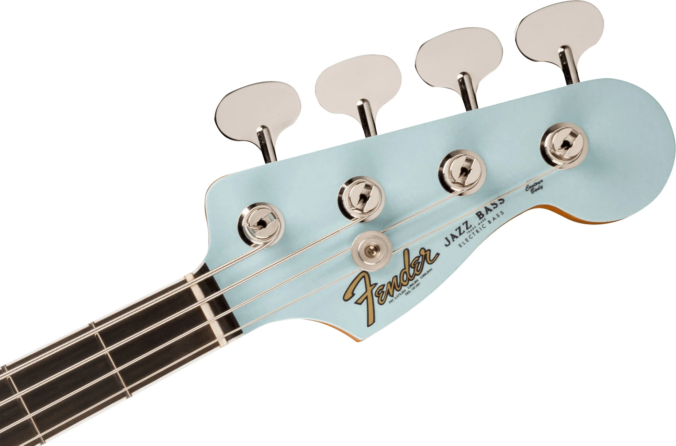 FENDER GOLD FOIL JAZZ BASS EB BAJO ELECTRICO SONIC BLUE - Image 5
